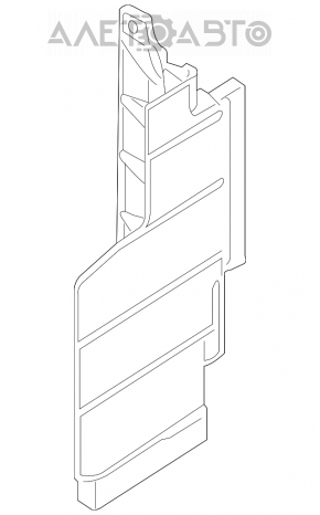 Deflector radiator dreapta Kia Optima 14-15 hibrid