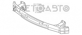 Amplificatorul de bara fata Kia Optima 11-15 SUA nu este original.