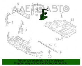 Deflector radiator stânga Ford Focus mk3 15-18 2.0 resturi