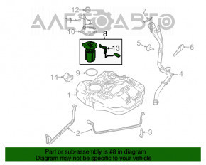 Pompa de combustibil Ford Focus mk3 11-18 2.0, cu un conector rupt.