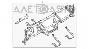 Tubul de subtorpilor pentru Ford Focus mk3 11-18