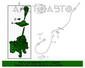 Schimbătorul automat de viteze pentru Ford Focus mk3 11-14