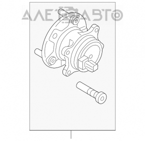 Rulment roată spate stânga Ford Focus mk3 11-18