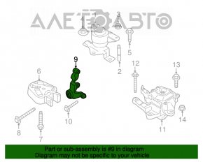 Pernele motorului dreapta Ford Fusion mk5 13-20