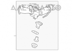 Катализатор Ford Fusion mk5 13-20 1.5T 1.6T