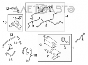 Лямбда-зонд первый Ford C-max MK2 13-18