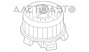 Motorul ventilatorului de încălzire Lincoln MKZ 13-20