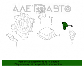 Senzor airbag lateral stânga Ford Mustang mk6 15-