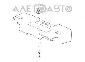Накладка двигателя Honda Accord 14-15 hybrid