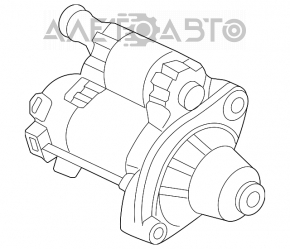 Стартер Honda Accord 13-17 ржавый