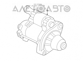 Pornire Honda Accord 13-17 ruginit.