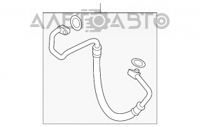 Bobina de condensare a compresorului de aer condiționat Honda Accord 13-17 2.4