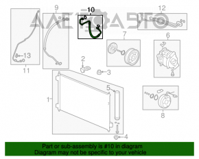 Bobina de condensare a compresorului de aer condiționat Honda Accord 13-17 2.4