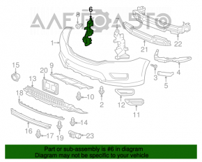 Deflector radiator dreapta Honda Accord 13-15 hibrid