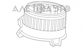 Motorul ventilatorului de încălzire pentru Honda Accord 13-17.