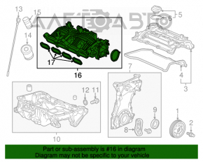 Коллектор впускной Honda Accord 18-22 1.5T обломано крепление