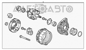 Генератор Honda Accord 18-22 1.5T