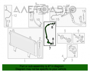 Compresorul de aer condiționat și încălzire pentru Honda Accord 18-22 1.5T.