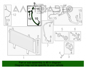 Bobina de condensare a compresorului de aer condiționat Honda Accord 18-22 1.5T