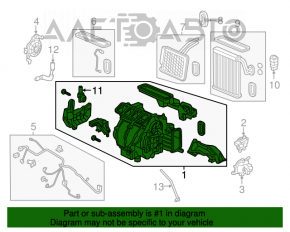 Печка в сборе Honda Accord 18-22