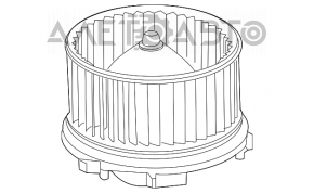 Motorul ventilatorului de încălzire pentru Honda Accord 18-22.