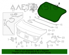 Garnitura capac portbagaj Honda Accord 18-22