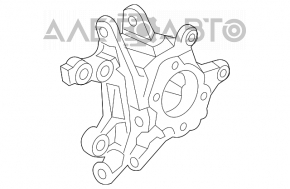 Цапфа со ступицей и кожухом задняя левая Honda Accord 18-22