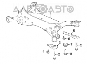 Capacul de protecție a roții din față stânga pentru Honda Accord 18-22