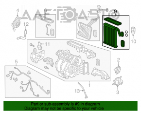 Испаритель Honda Accord 18-22 с датчиком