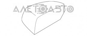 Capac mâner exterior dreapta față Hyundai Sonata 11-15 crom nou original OEM