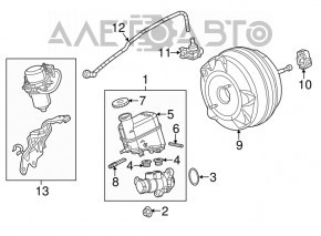 Amplificator de vidare Chrysler 200 15-17 2.4