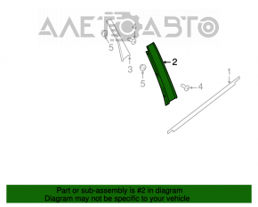 Capac usa spate stanga Ford C-max MK2 13-18 fata