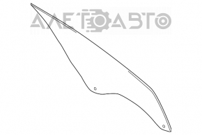 Стекло двери передней правой Ford C-max MK2 13-18 царапины