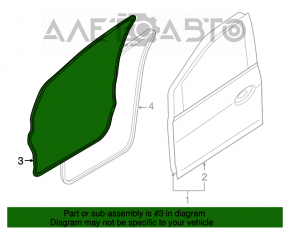 Garnitură ușă față stânga Ford C-max MK2 13-18