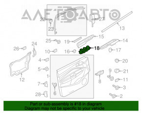 Controlul geamului electric din față, stânga, Ford C-max MK2 13-18