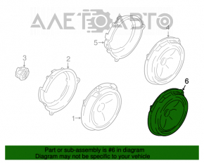 Difuzorul din spate dreapta Ford Focus mk3 11-18 este fixat.