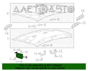 Козырек правый Ford C-max MK2 13-18