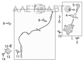 Трос коробки передач Ford C-max MK2 13-18