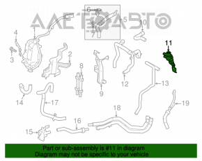 Supapa de încălzire Ford C-max MK2 13-18