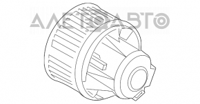 Motorul ventilatorului de încălzire Ford Transit Connect MK2 13-