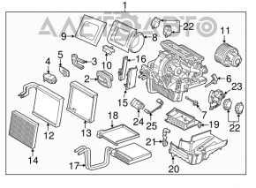 Evaporator Lincoln MKC 15- cu senzor