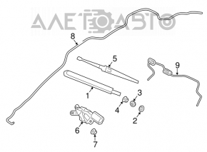 Matura trapezoidală cu motor spate Ford C-max MK2 13-18