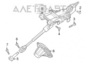 Рулевая колонка Ford C-max MK2 13-18