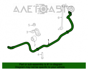 Stabilizator frontal Ford C-max MK2 13-18 26mm