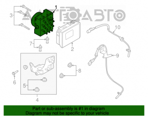 ABS ABS Lincoln MKZ 13- hibrid