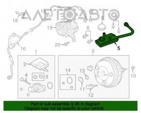 Rezervor GTC Ford C-max MK2 13-18 fără lovituri.