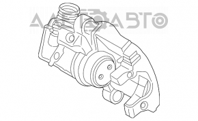 Суппорт задний правый Ford Escape MK3 13-16 дорест awd