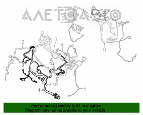 Проводка моторная Ford C-max MK2 13-18