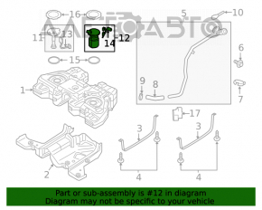 Топливный насос бензонасос Ford Edge 15- 2.0T FWD