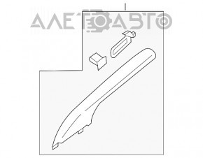 Capacul suportului frontal dreapta superioara Ford Edge 15- bej